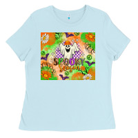 Baby Blue Spooky Season Ladies Tee - texasbilliewilder