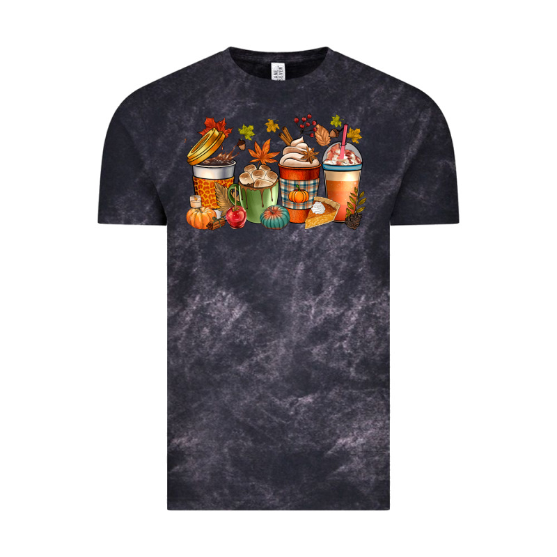 Fall Coffee Cups Vintage Tee by CowGirlArtShop | Teevron
