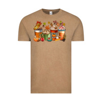 Vintage Coffee fall coffee cups Vintage Tee - CowGirlArtShop