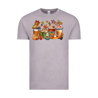 Vintage Zinc fall coffee cups Vintage Tee - CowGirlArtShop
