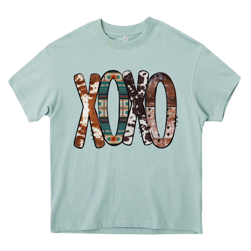 Xoxo Leopard Heart Heavy Core Tee by Bettercallsaul | Teevron