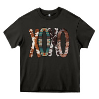 Asphalt Xoxo Leopard Heart Heavy Core Tee - Bettercallsaul