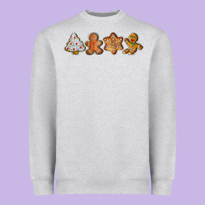Christmas Cookies Heavyweight Sweatshirt Designed By Lillyallendesigns