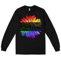Black hippie pride sunflowers Long Sleeve Tee - OliviaCreatesArt
