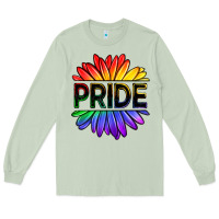 Matcha hippie pride sunflowers Long Sleeve Tee - OliviaCreatesArt