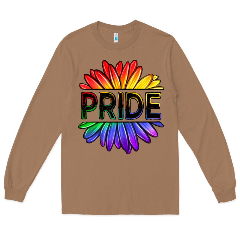 Hippie Pride Sunflowers Long Sleeve Tee by OliviaCreatesArt | Teevron