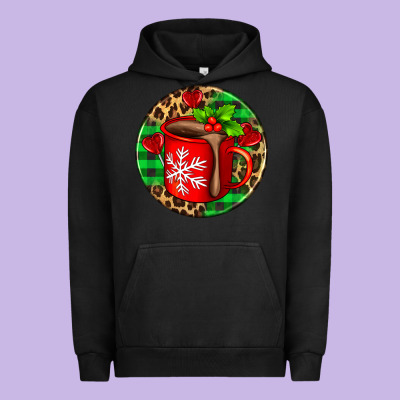 Christmas Hot Chocolate And Candies Urban Hoodie Designed By Adodesignshop