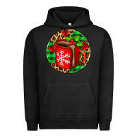 Pigment Black christmas hot chocolate and candies Urban Hoodie - AdoDesignShop