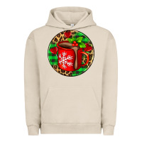 Pigment French Oak christmas hot chocolate and candies Urban Hoodie - AdoDesignShop