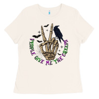 Bone People Give Me The Creeps Ladies Tee - texasbilliewilder