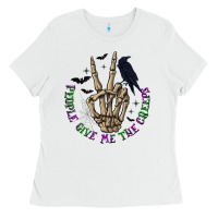 White People Give Me The Creeps Ladies Tee - texasbilliewilder