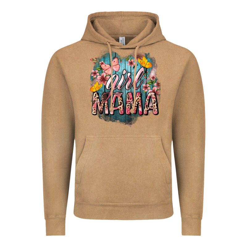 Girl Mama Butterfly Mother's Day Vintage Hoodie by HowdyJamesFarm | Teevron