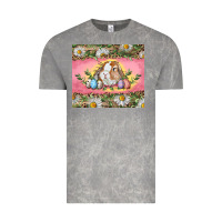 Cloud Rock Easter bunny and eggs Vintage Tee - RanaPortraitStore
