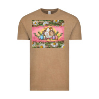 Vintage Coffee Easter bunny and eggs Vintage Tee - RanaPortraitStore