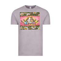 Vintage Zinc Easter bunny and eggs Vintage Tee - RanaPortraitStore
