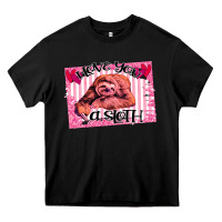Black Valentine Sloth Heavy Core Tee - Bettercallsaul