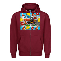 Burgundy a little dirt never hurt steam roller tumbler Zipper Hoodie - Artiststas