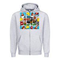 Heather Grey a little dirt never hurt steam roller tumbler Zipper Hoodie - Artiststas