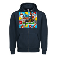 Navy a little dirt never hurt steam roller tumbler Zipper Hoodie - Artiststas