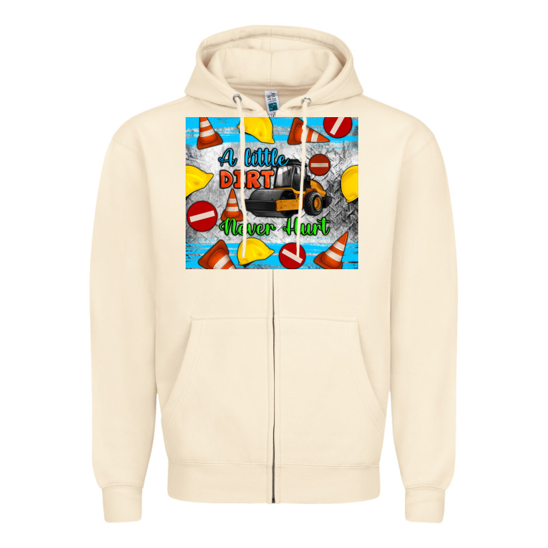 A Little Dirt Never Hurt Steam Roller Tumbler Zipper Hoodie by Artiststas | Teevron