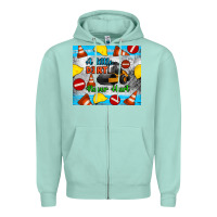 Seafoam a little dirt never hurt steam roller tumbler Zipper Hoodie - Artiststas