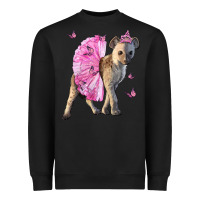 Black Baby Hyena With Tutu Heavyweight Sweatshirt - LillyAllenDesigns