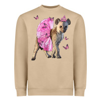 Mushroom Baby Hyena With Tutu Heavyweight Sweatshirt - LillyAllenDesigns