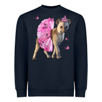 Navy Baby Hyena With Tutu Heavyweight Sweatshirt - LillyAllenDesigns