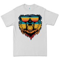 Dove Grey Retro bear Premium Tee - Bettercallsaul