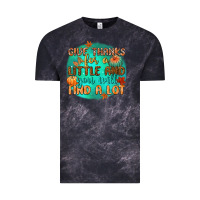Cloud Black give thanks for a little and you will find a lot Vintage Tee - CowGirlArtShop