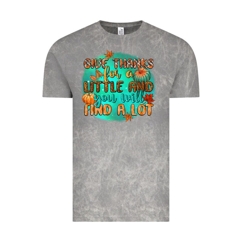 Give Thanks For A Little And You Will Find A Lot Vintage Tee by CowGirlArtShop | Teevron
