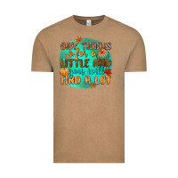 Vintage Coffee give thanks for a little and you will find a lot Vintage Tee - CowGirlArtShop