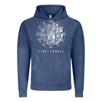 Vintage Denim Time Travel Traveler Watch Vintage Clock Steampunk Gift Vintage Hoodie - longCreatives
