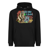 Black raccoon trash panda Heavyweight Hoodie - BarkalooDesign