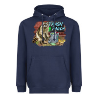 Navy raccoon trash panda Heavyweight Hoodie - BarkalooDesign
