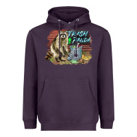 Plum raccoon trash panda Heavyweight Hoodie - BarkalooDesign