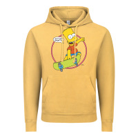 Vintage Mustard The Simpsons Bart Simpson Eat My Shorts Vintage Hoodie - longCreatives