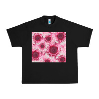Black breast cancer sunflower Urban Heavy Tee - CowGirlArtShop