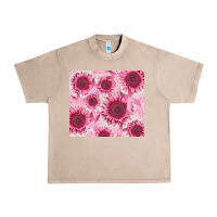 French Oak breast cancer sunflower Urban Heavy Tee - CowGirlArtShop