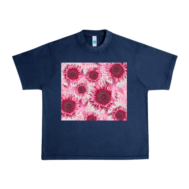 Breast Cancer Sunflower Urban Heavy Tee by CowGirlArtShop | Teevron