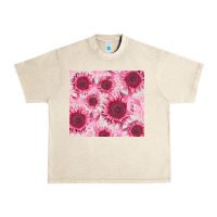 Sandshell breast cancer sunflower Urban Heavy Tee - CowGirlArtShop
