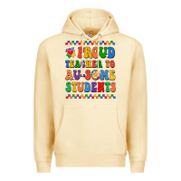 Pina Colada Proud Teacher to au-some student Premium Hoodie - CowhideDigitalArt