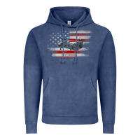 Vintage Denim CH-47 Chinook Helicopter USA Flag Helicopter Pilot Gifts Vintage Hoodie - longCreatives