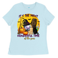 Baby Blue It's The Most Wonderful Time of The Year Ladies Tee - texasbilliewilder
