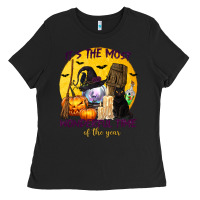 Black It's The Most Wonderful Time of The Year Ladies Tee - texasbilliewilder