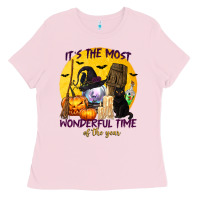 Bubblegum Pink It's The Most Wonderful Time of The Year Ladies Tee - texasbilliewilder