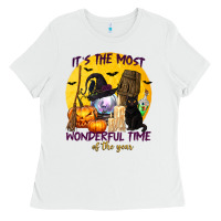 White It's The Most Wonderful Time of The Year Ladies Tee - texasbilliewilder