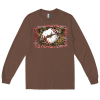 Chestnut Baseball Lips Long Sleeve Tee - Jasminsmagicworld