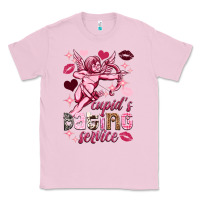 Bubblegum Pink Cupid's dating service Valentine's Day Classic Tee - HowdyJamesFarm