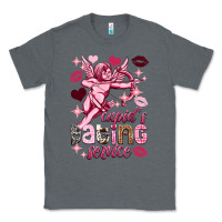 Charcoal Heather Cupid's dating service Valentine's Day Classic Tee - HowdyJamesFarm